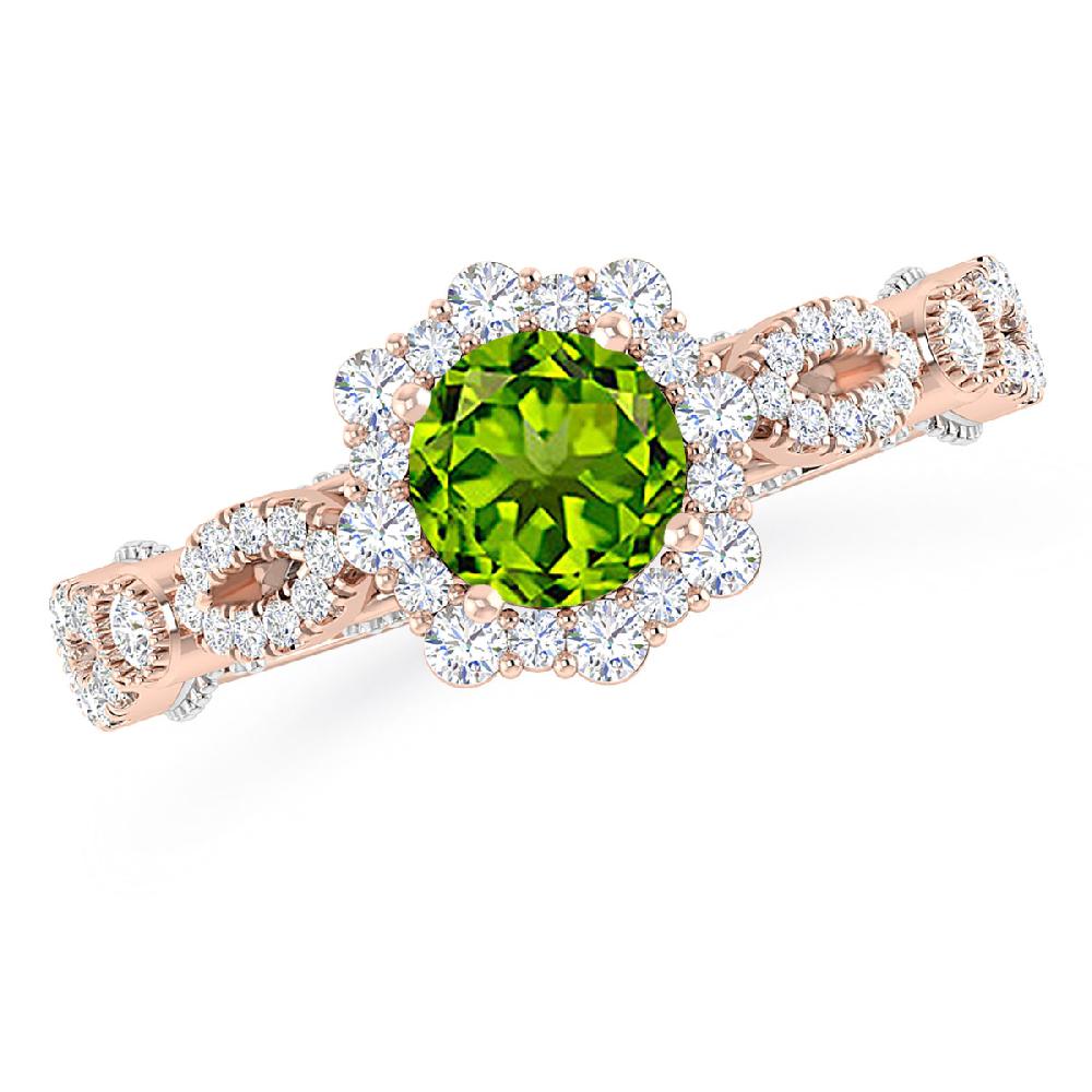 Rose Gold - Peridot