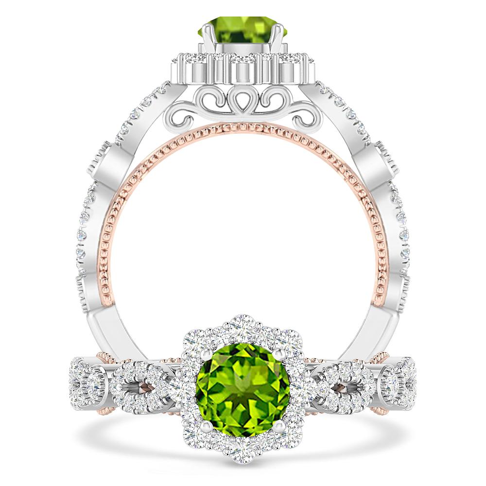 White Gold - Peridot