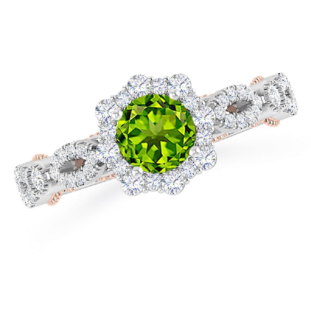 White Gold - Peridot