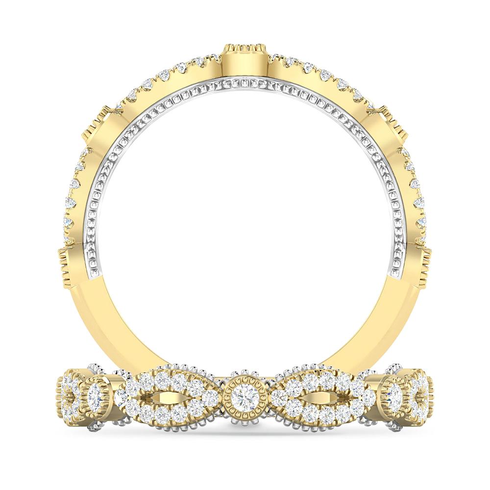 Yellow Gold/White Gold - Round