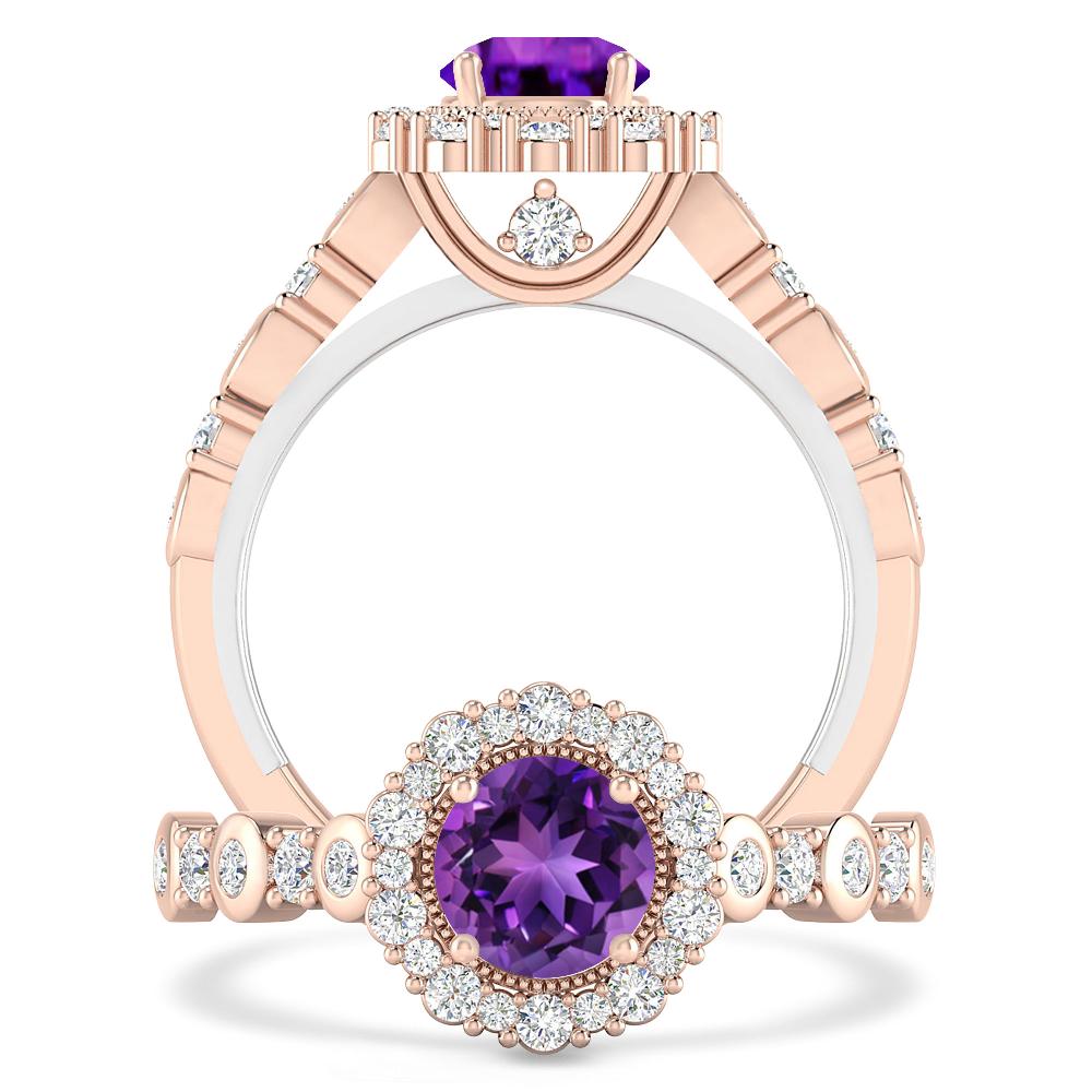 Rose Gold - Amethyst