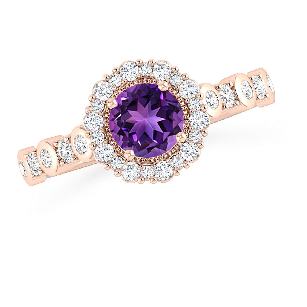 Rose Gold - Amethyst