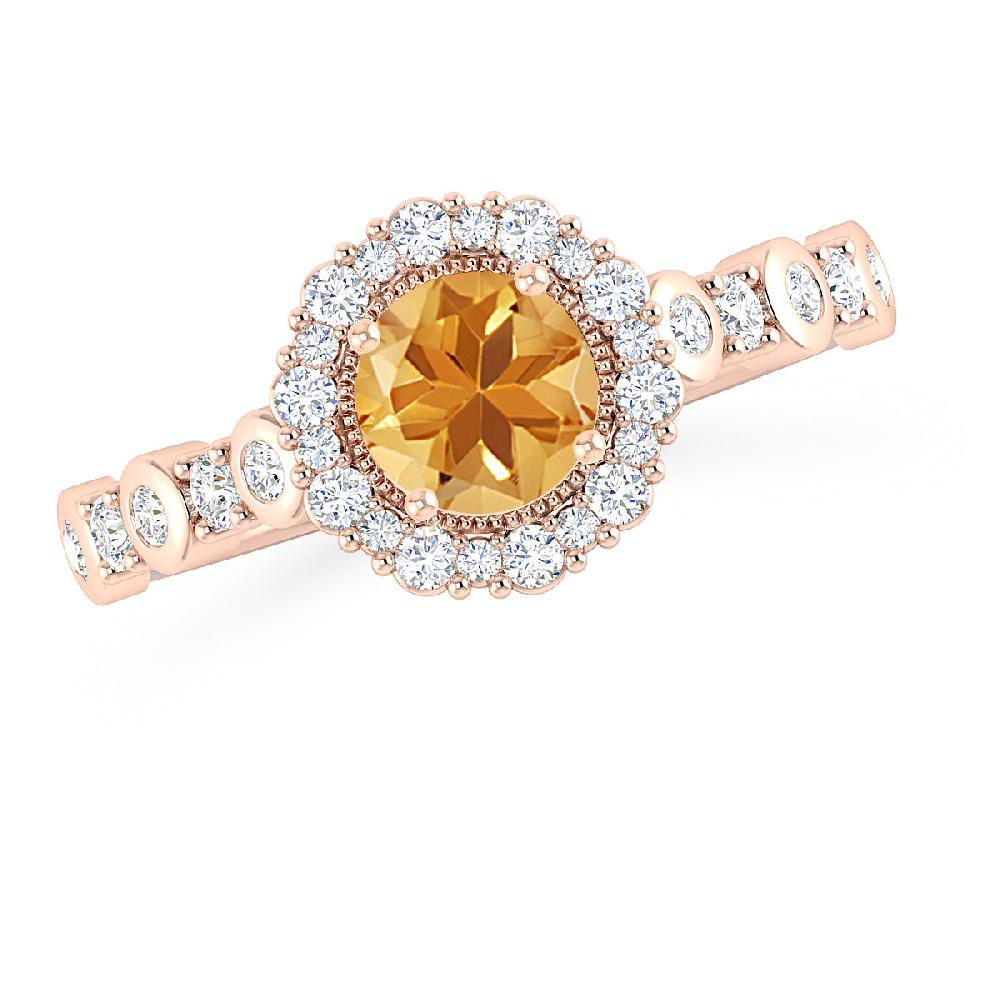 Rose Gold - Citrine