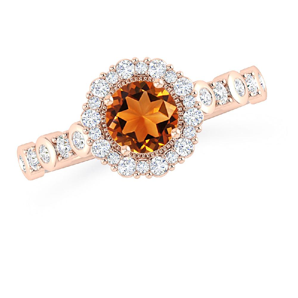 Rose Gold - Citrine