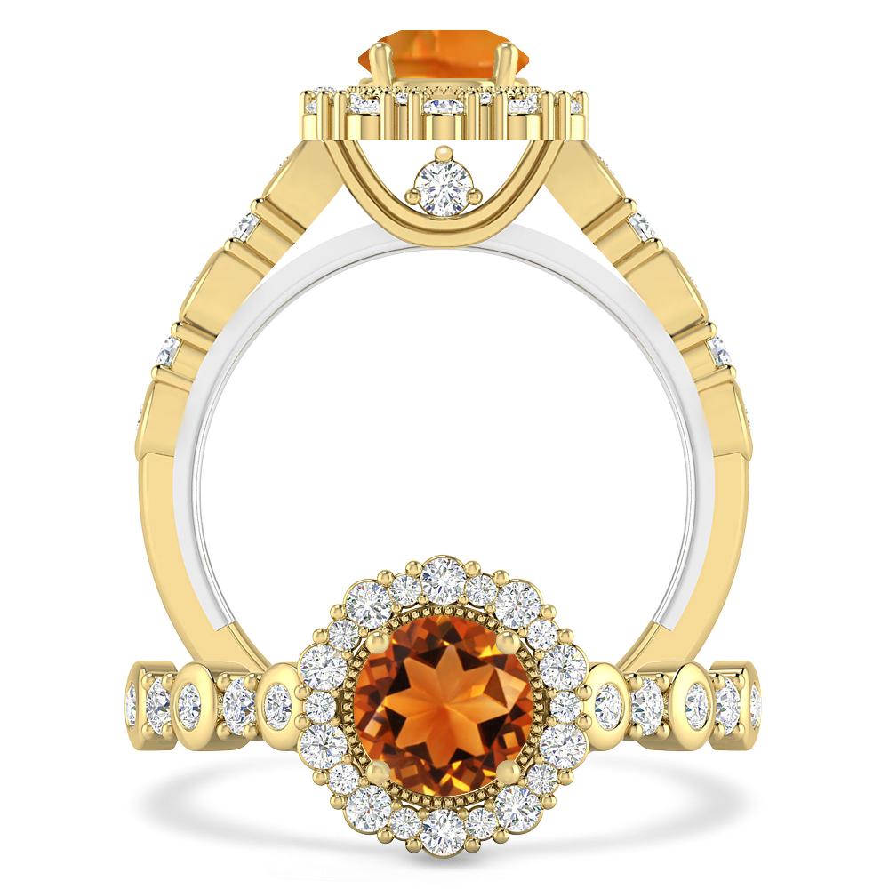 Yellow Gold - Citrine