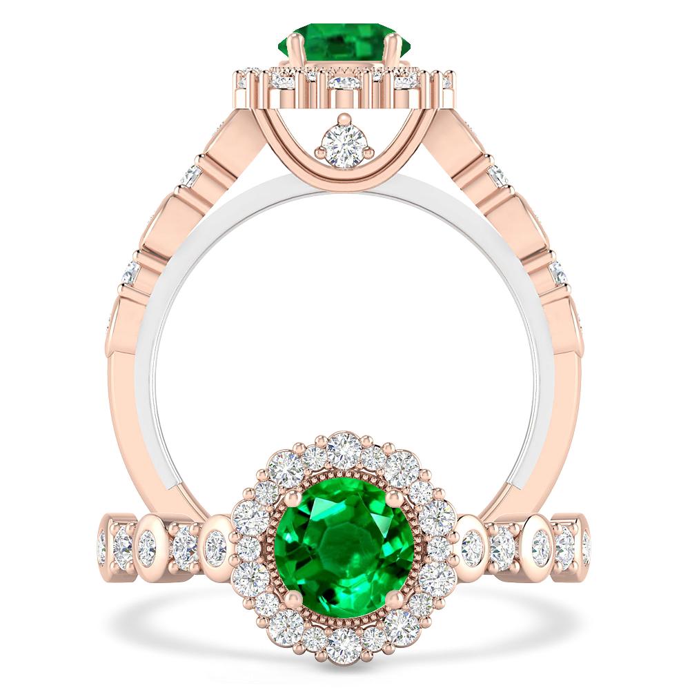 Rose Gold - Emerald