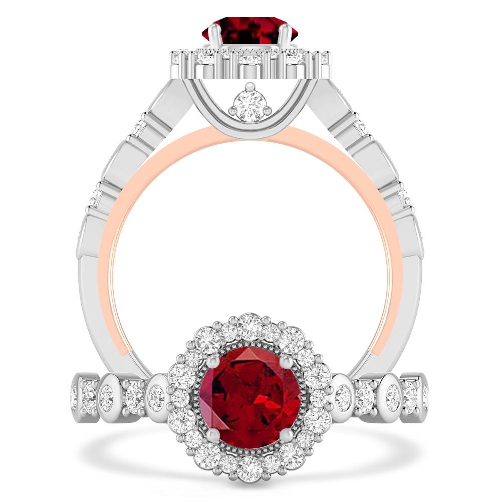 White Gold - Garnet