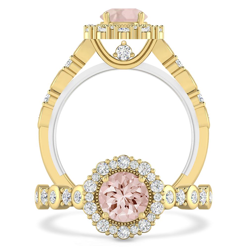 Yellow Gold - Morganite