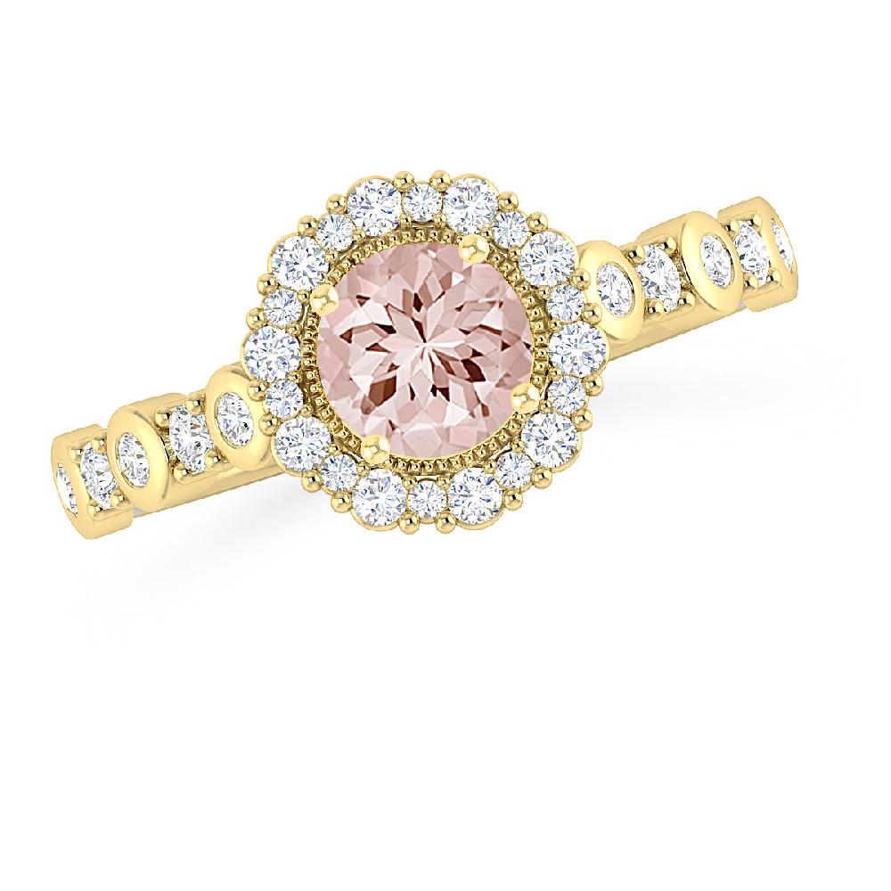 Yellow Gold - Morganite