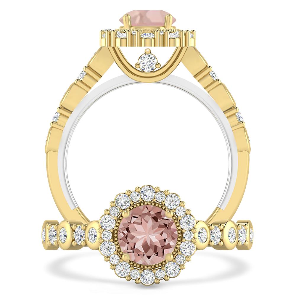 Yellow Gold - Morganite