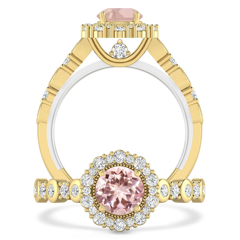 Yellow Gold - Morganite