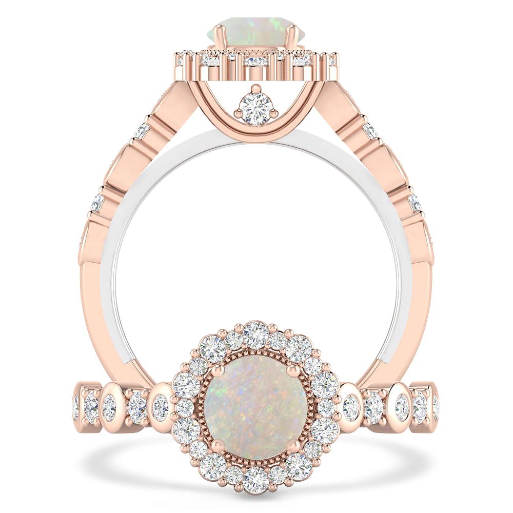 Rose Gold - Opal