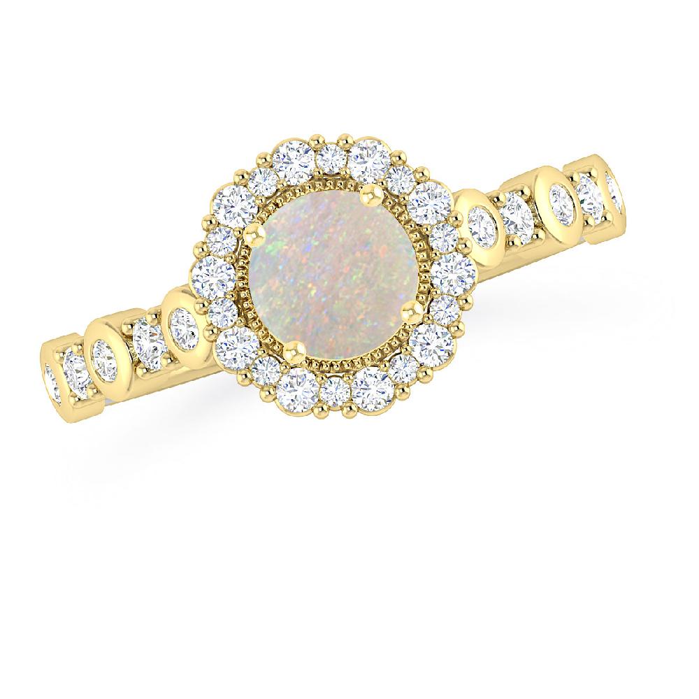 Yellow Gold - Opal