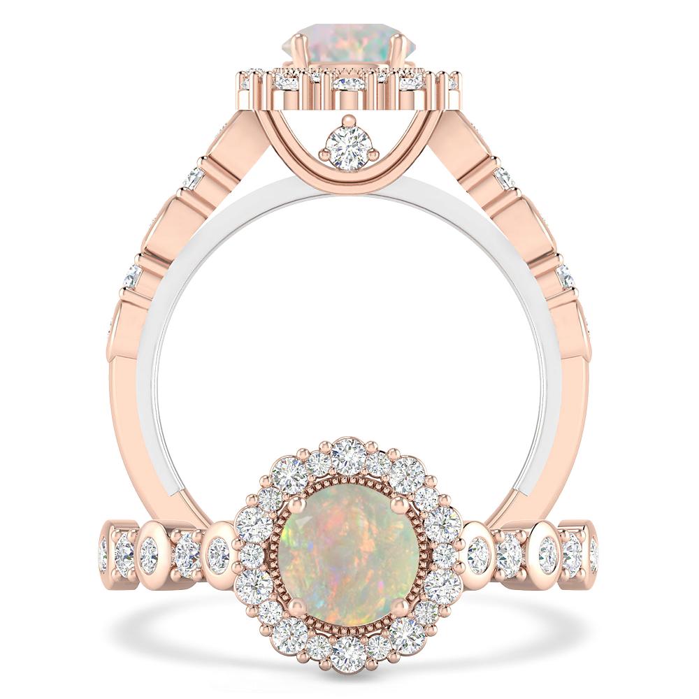 Rose Gold - Opal