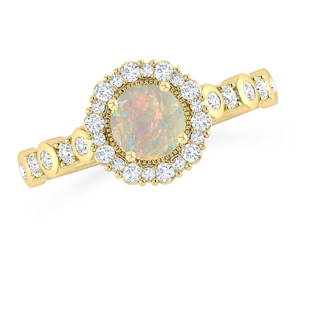 Yellow Gold - Opal