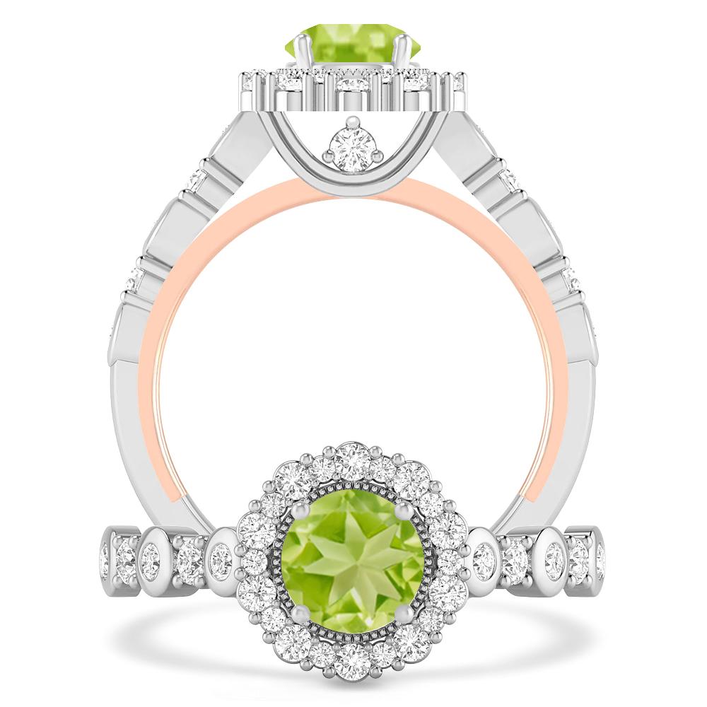 White Gold - Peridot