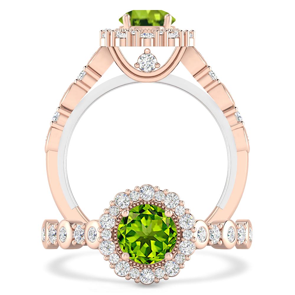 Rose Gold - Peridot