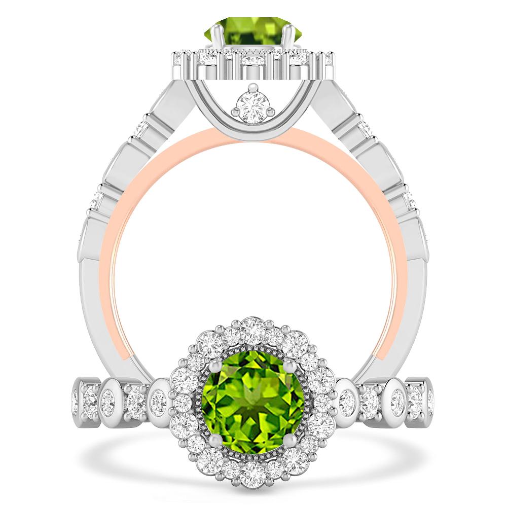 White Gold - Peridot