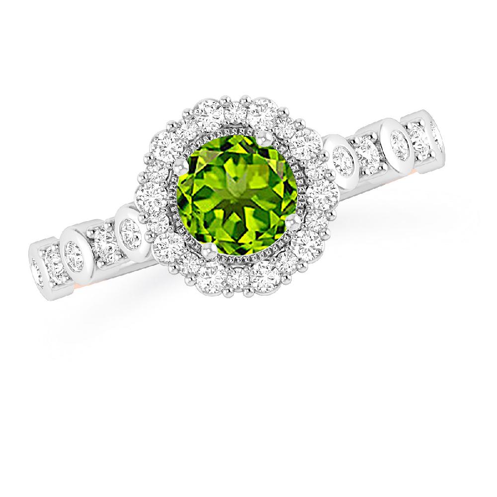 White Gold - Peridot