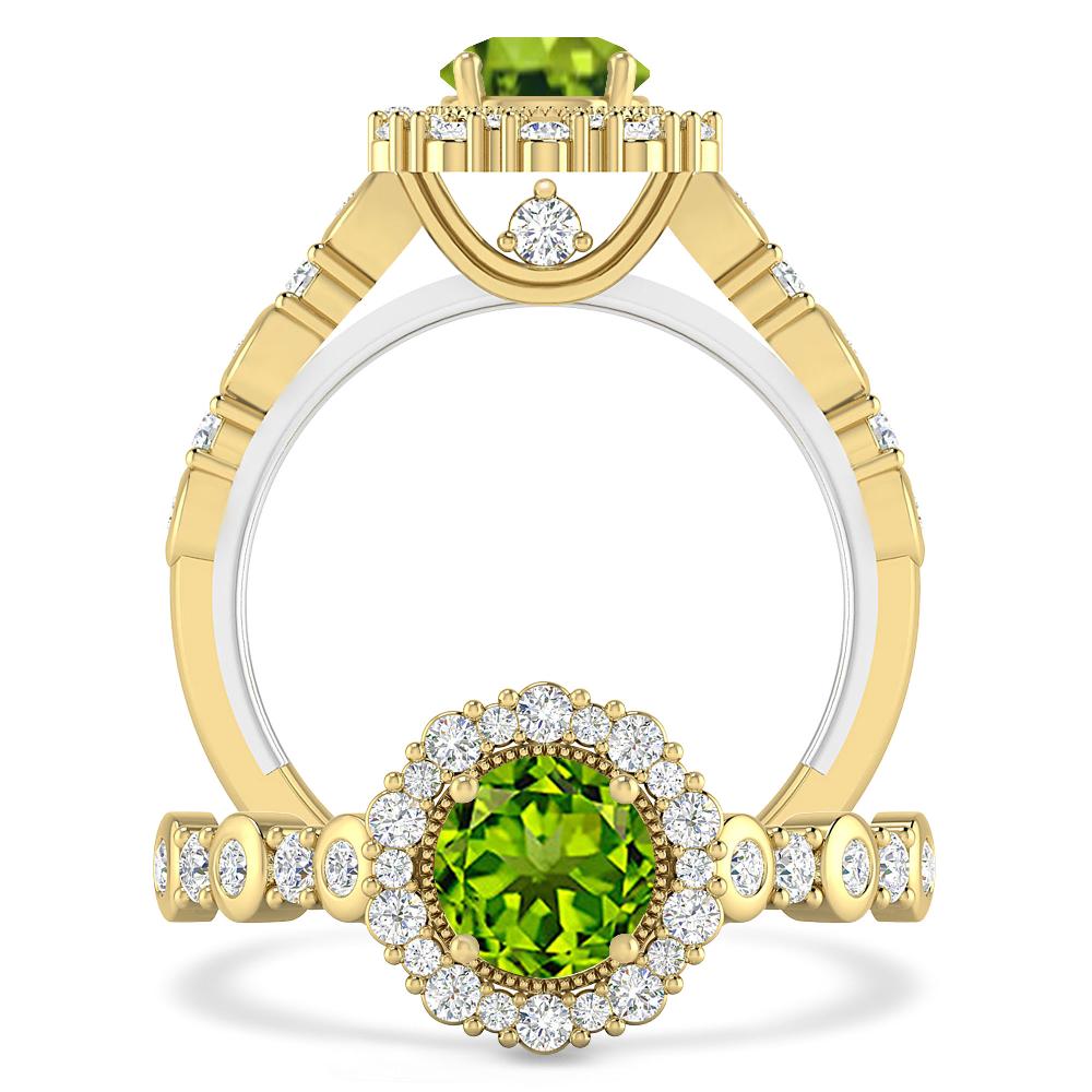 Yellow Gold - Peridot