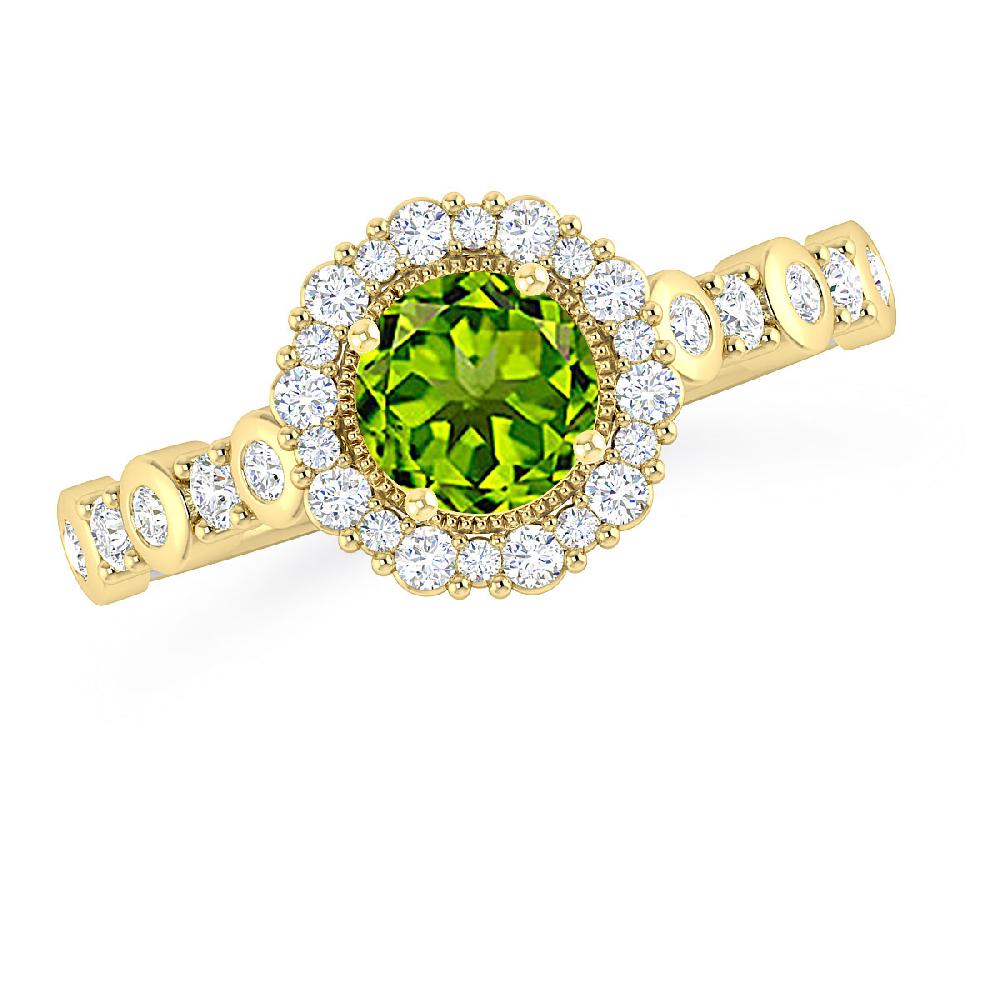 Yellow Gold - Peridot