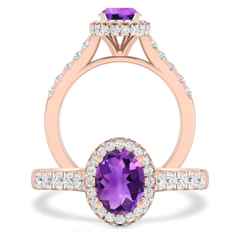 Rose Gold - Amethyst