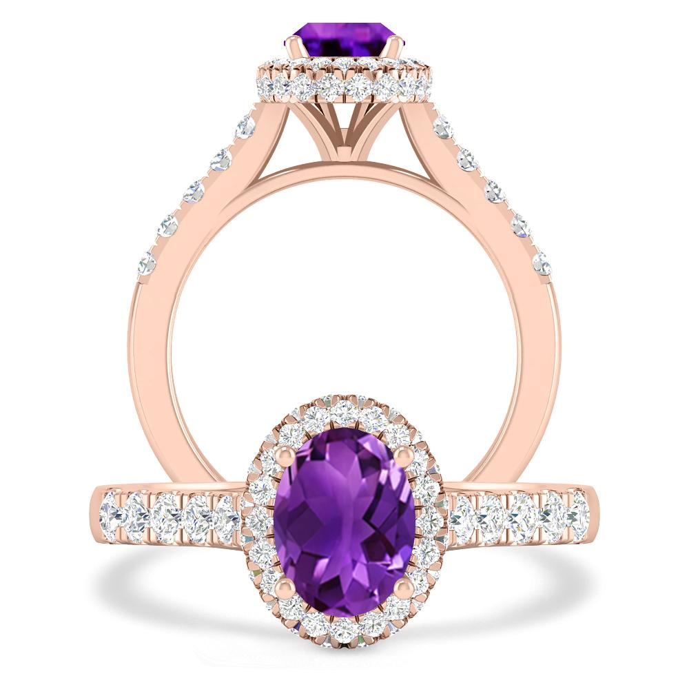 Rose Gold - Amethyst