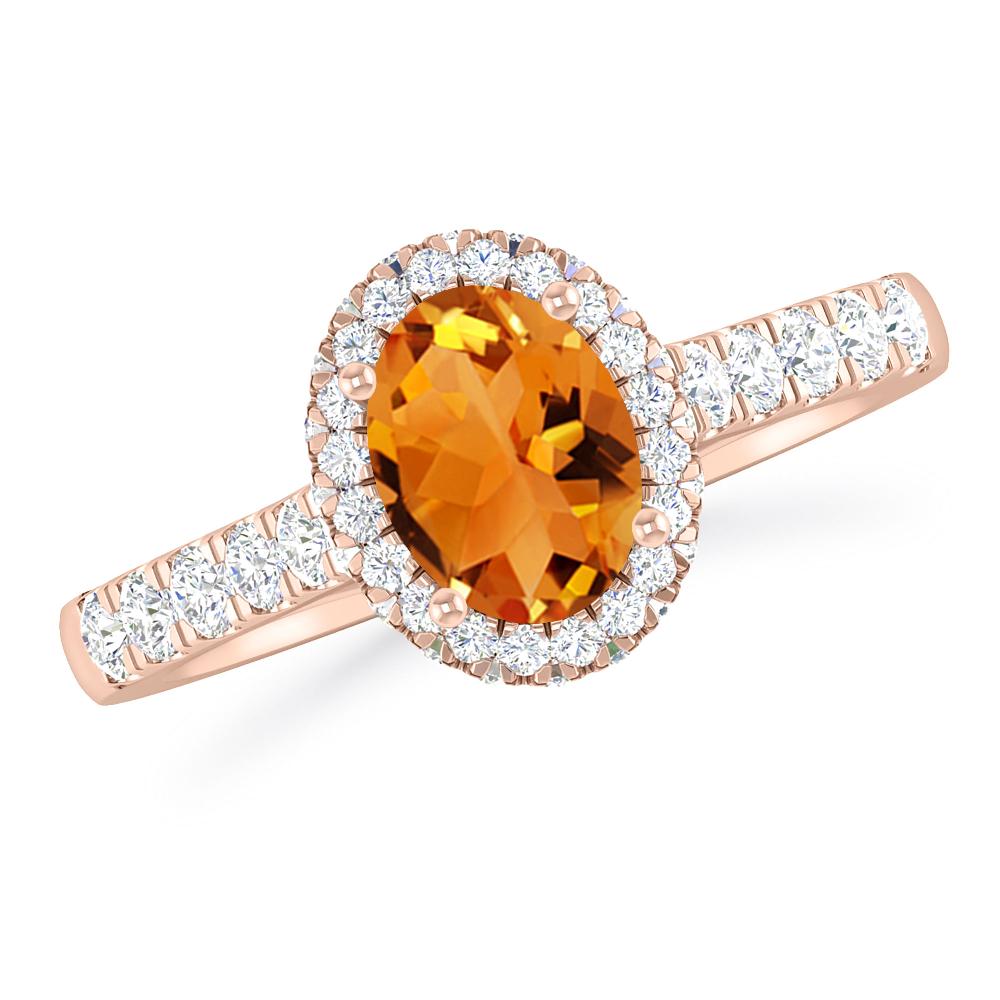 Rose Gold - Citrine