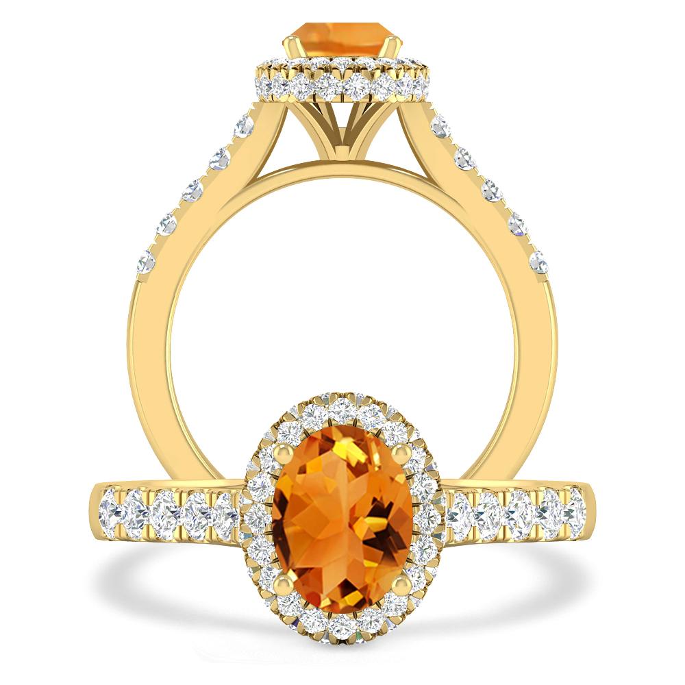 Yellow Gold - Citrine