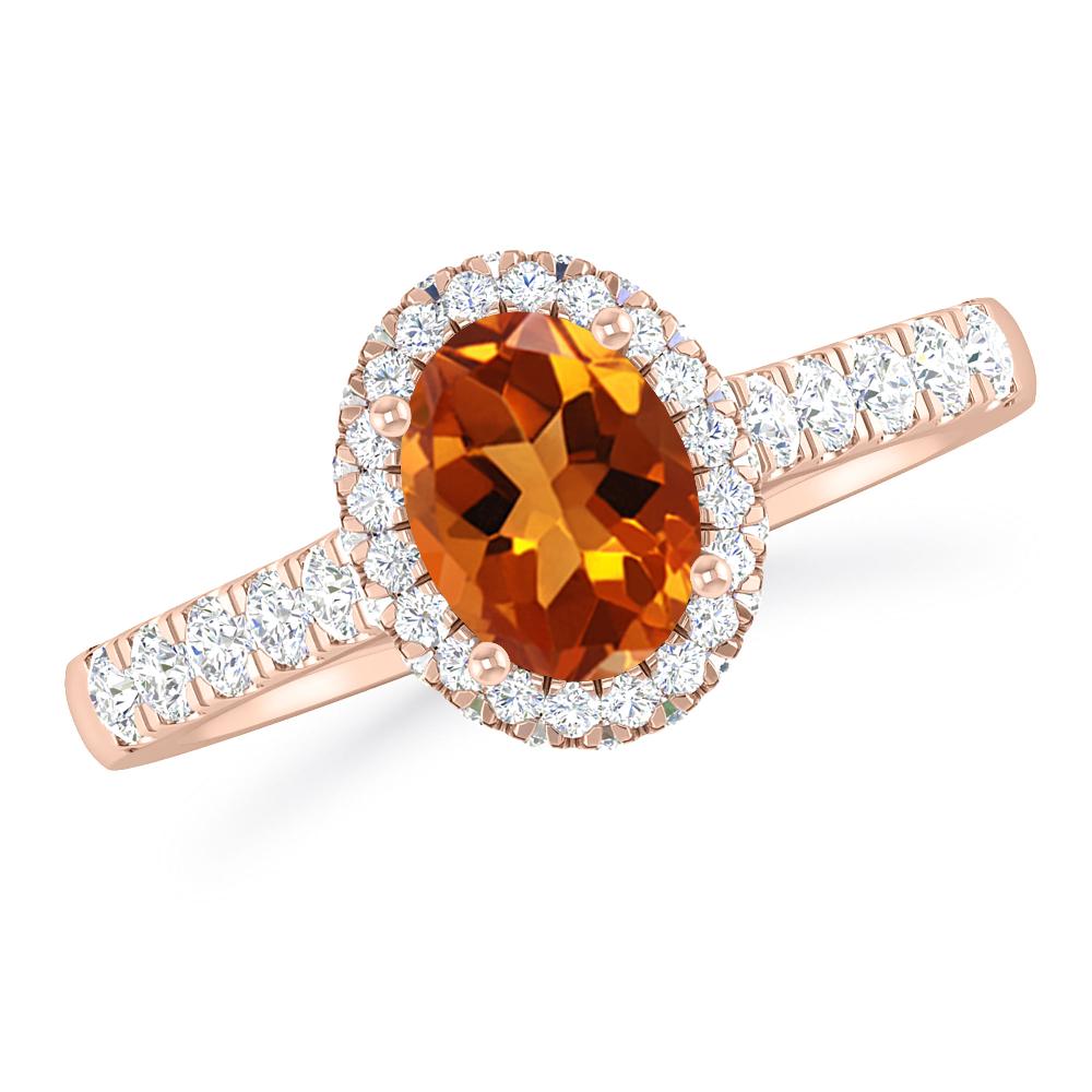 Rose Gold - Citrine