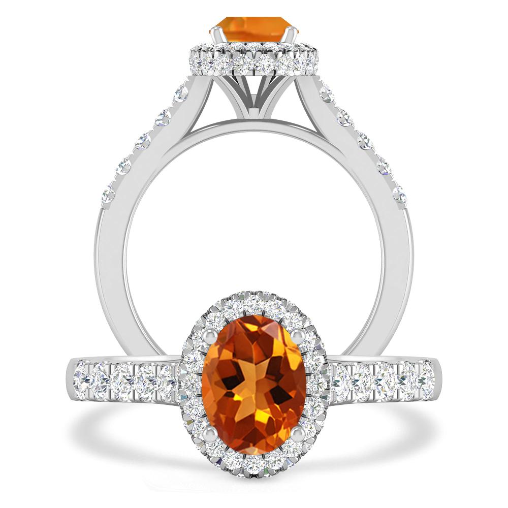 White Gold - Citrine