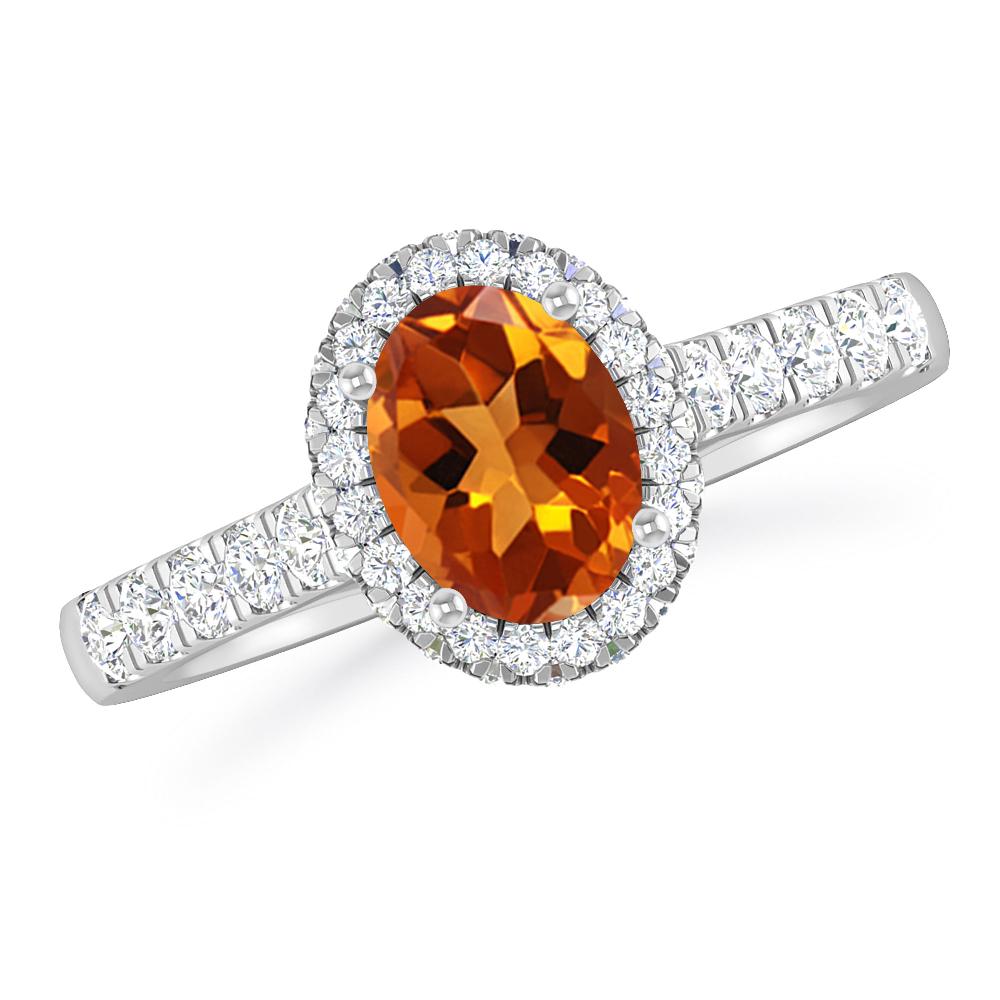 White Gold - Citrine