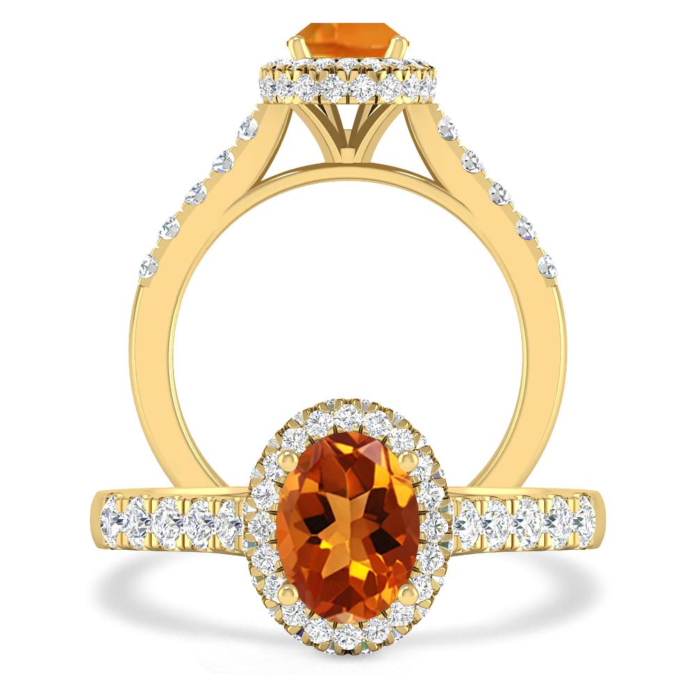 Yellow Gold - Citrine