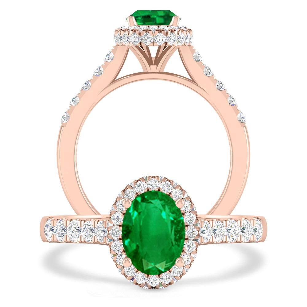 Rose Gold - Emerald