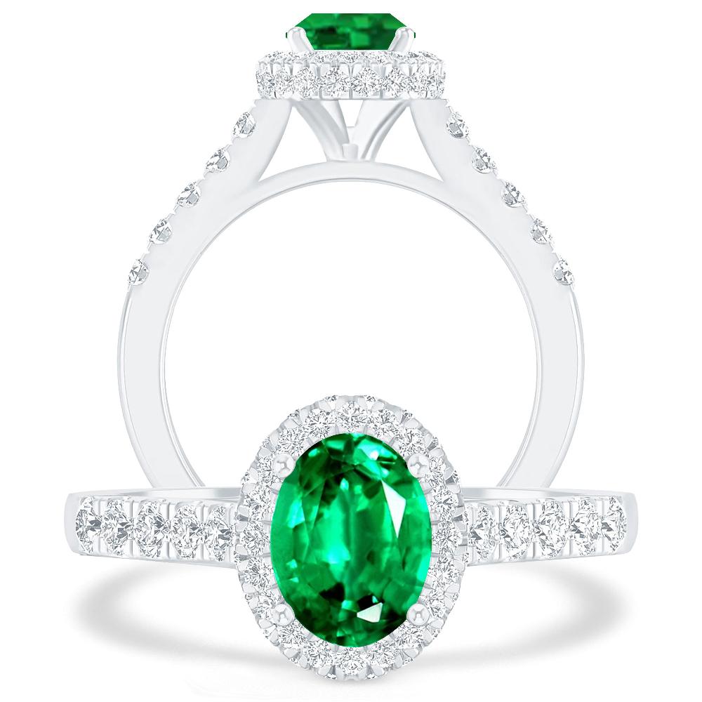 White Gold - Emerald