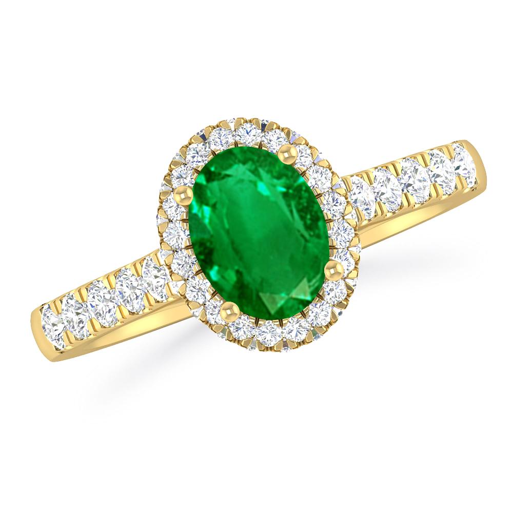 Yellow Gold - Emerald