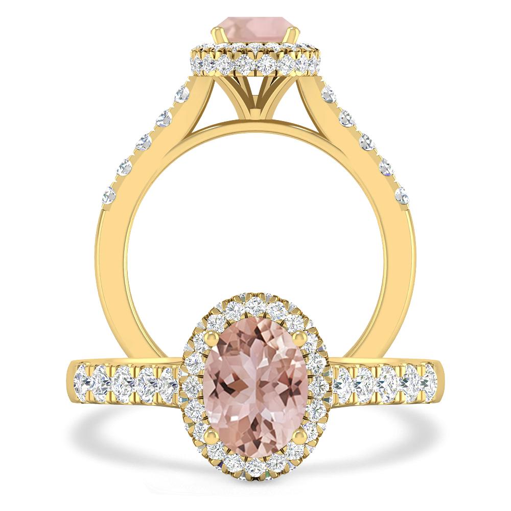 Yellow Gold - Morganite