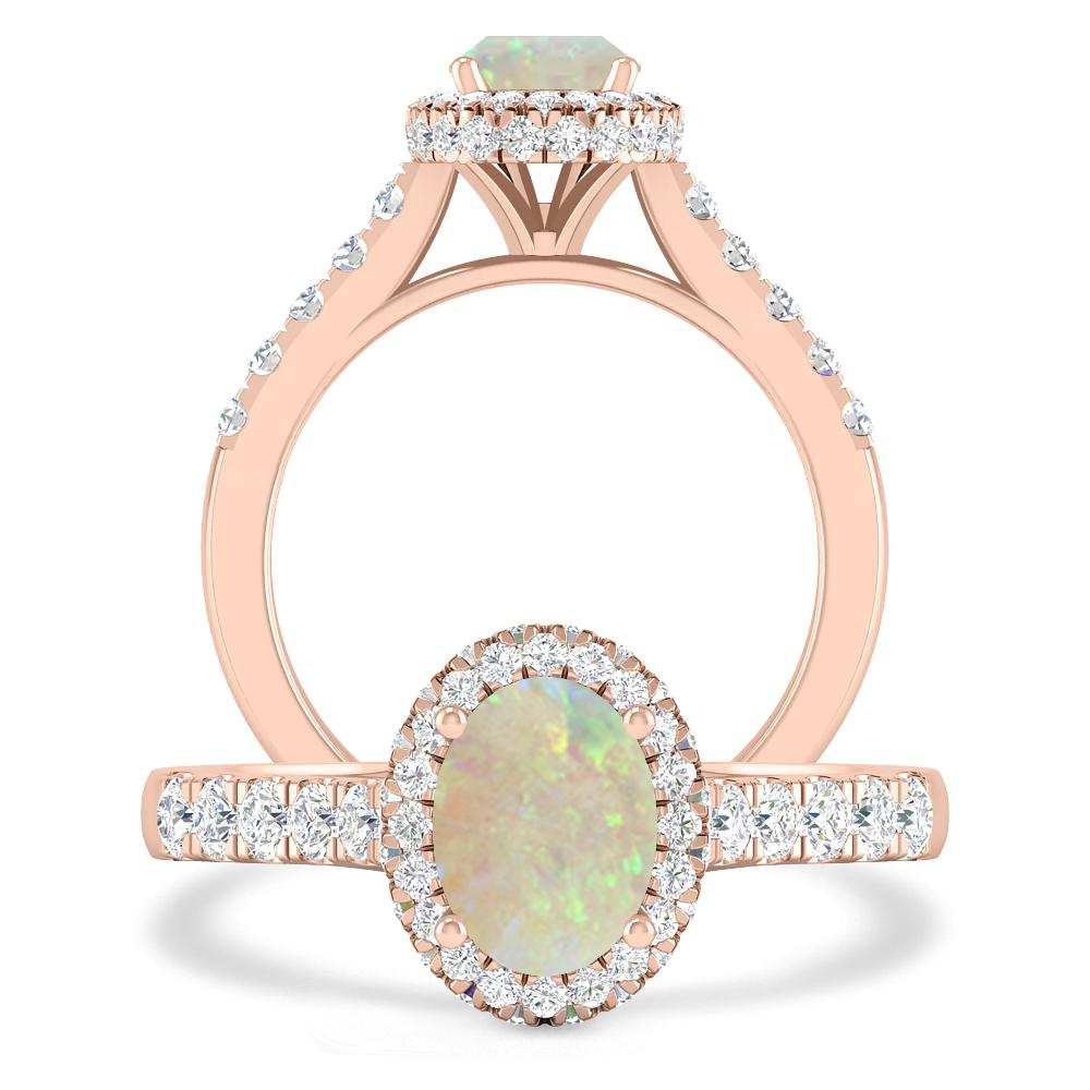 Rose Gold - Opal