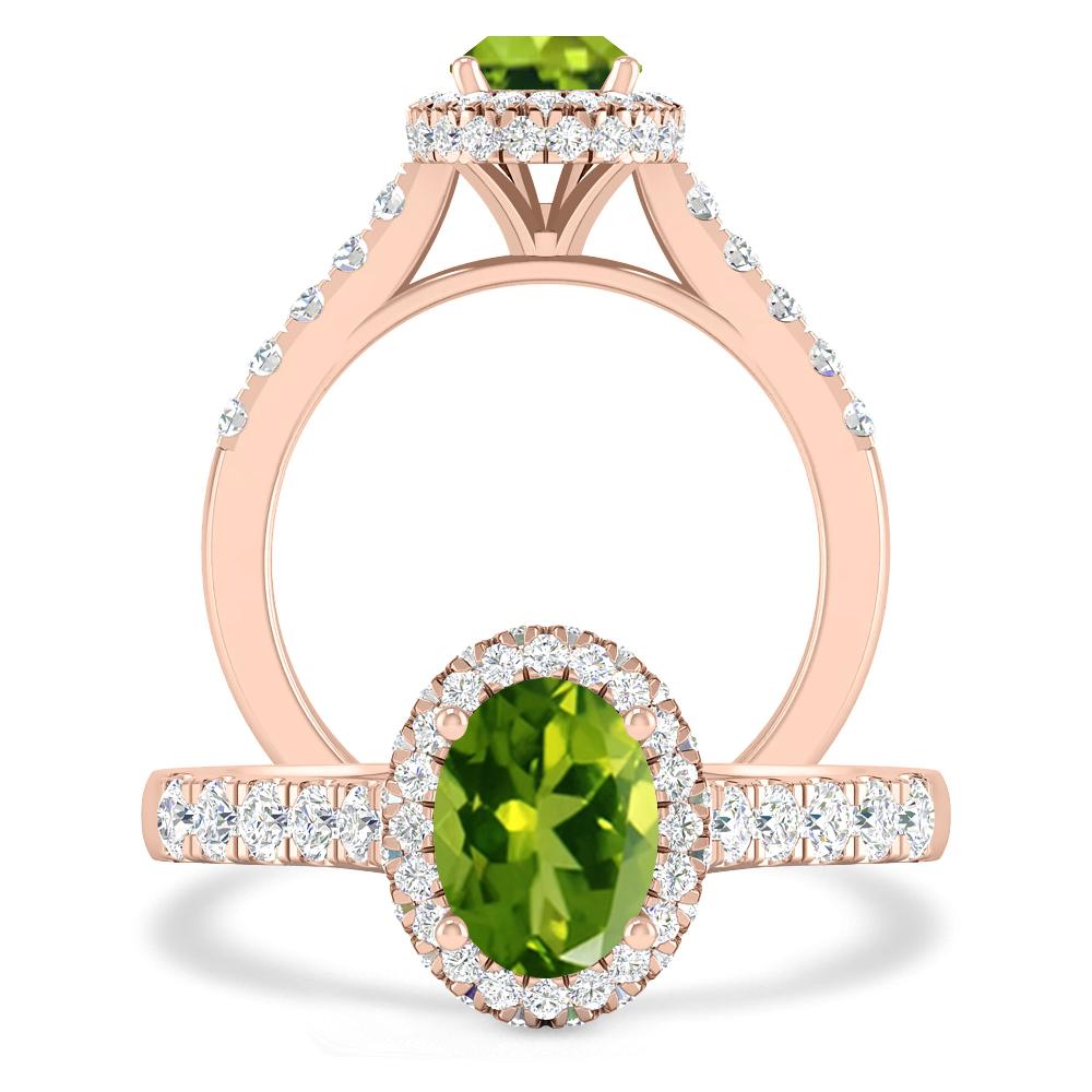 Rose Gold - Peridot