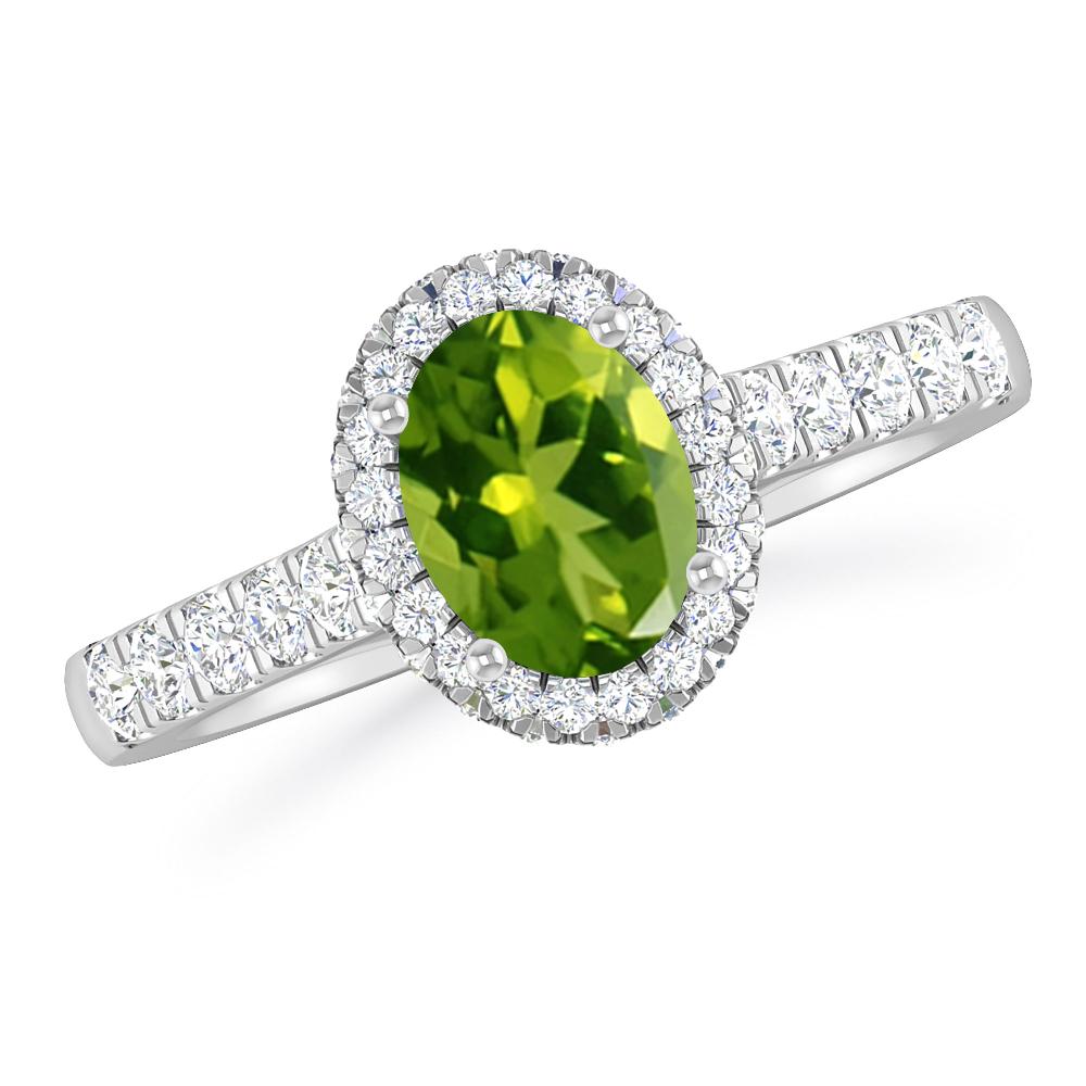 White Gold - Peridot