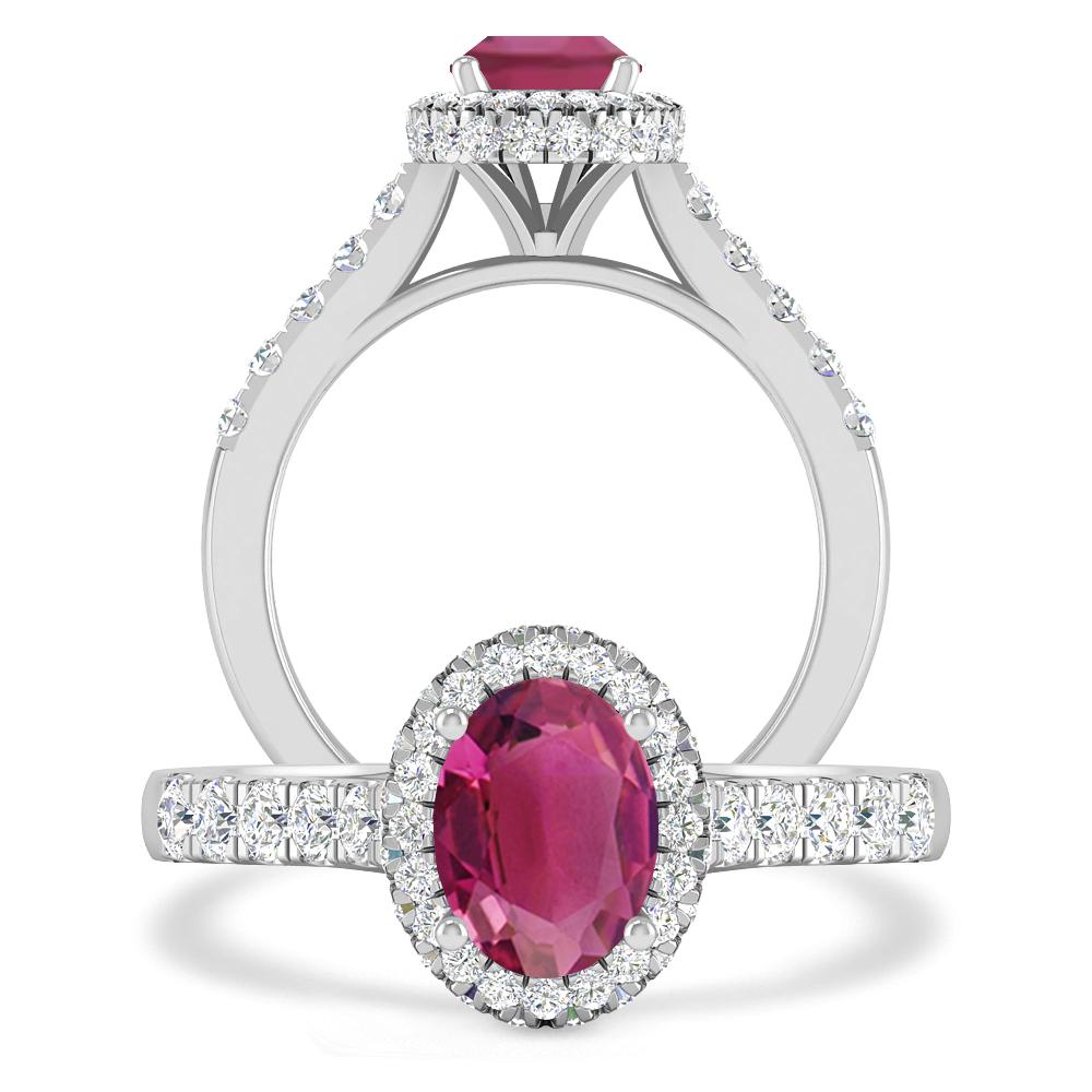 White Gold - Pink Tourmaline