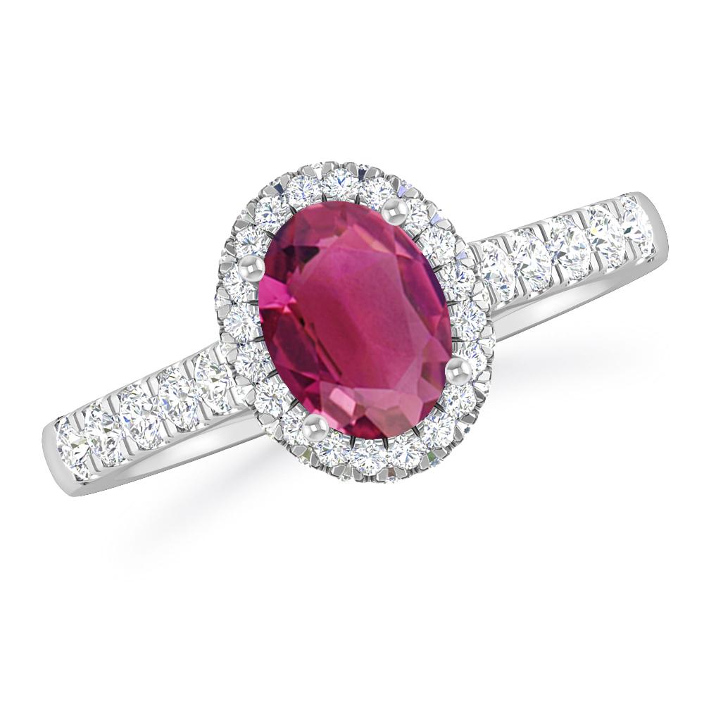 White Gold - Pink Tourmaline