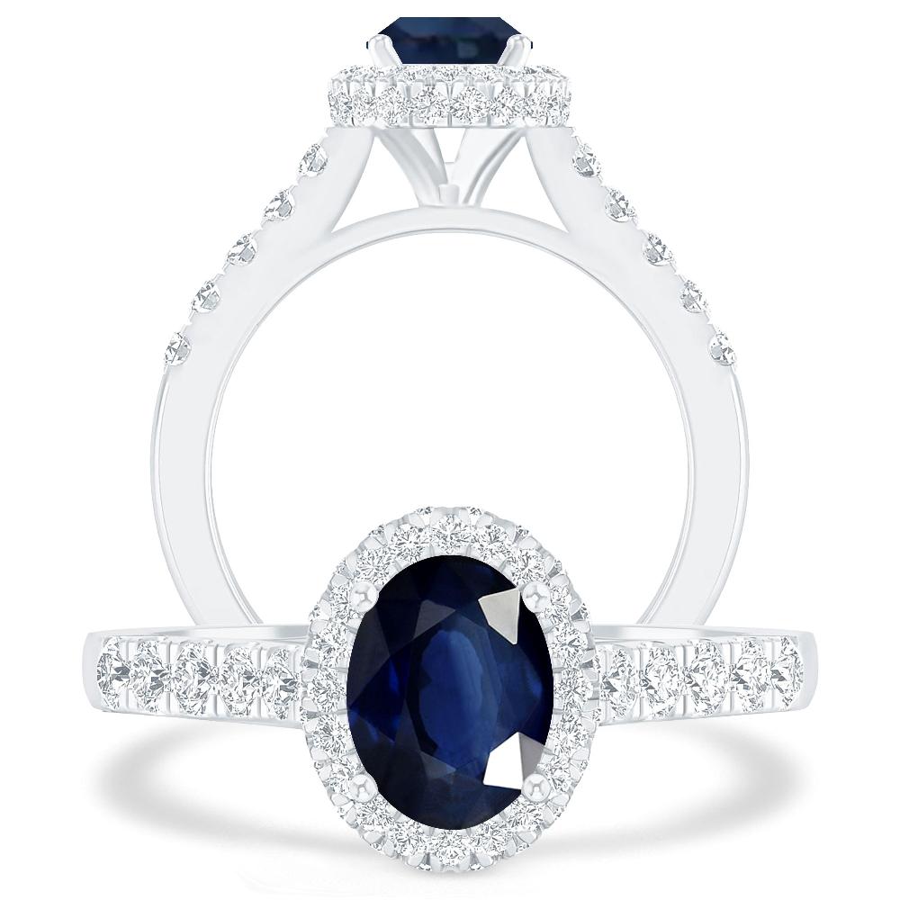 White Gold - Sapphire