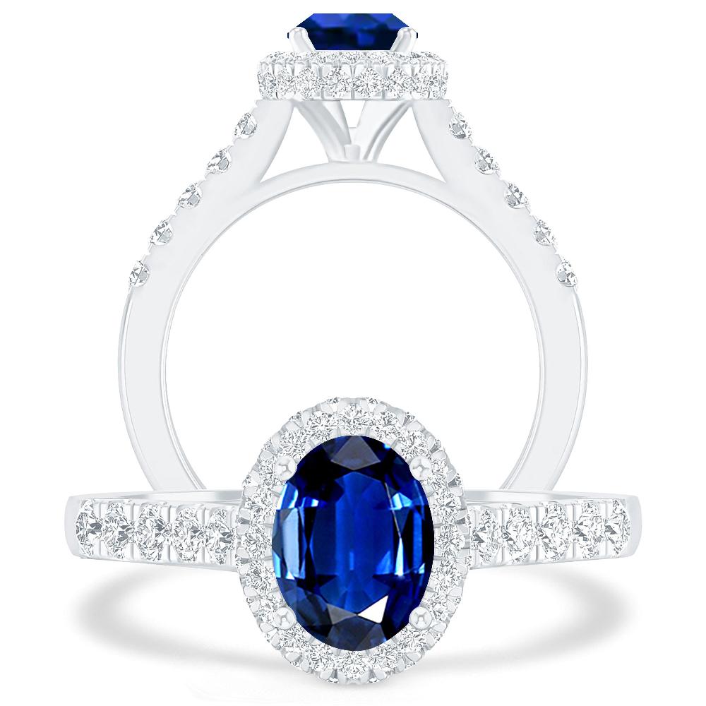 White Gold - Sapphire