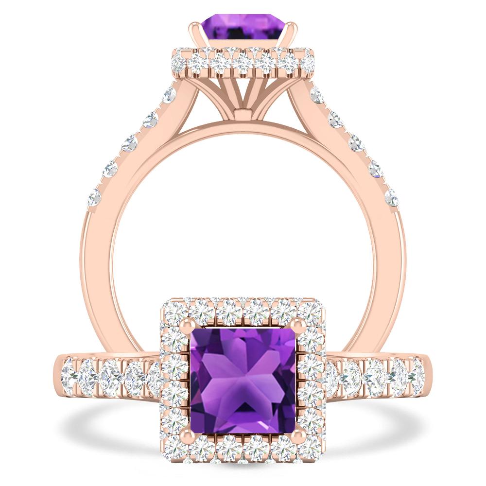 Rose Gold - Amethyst