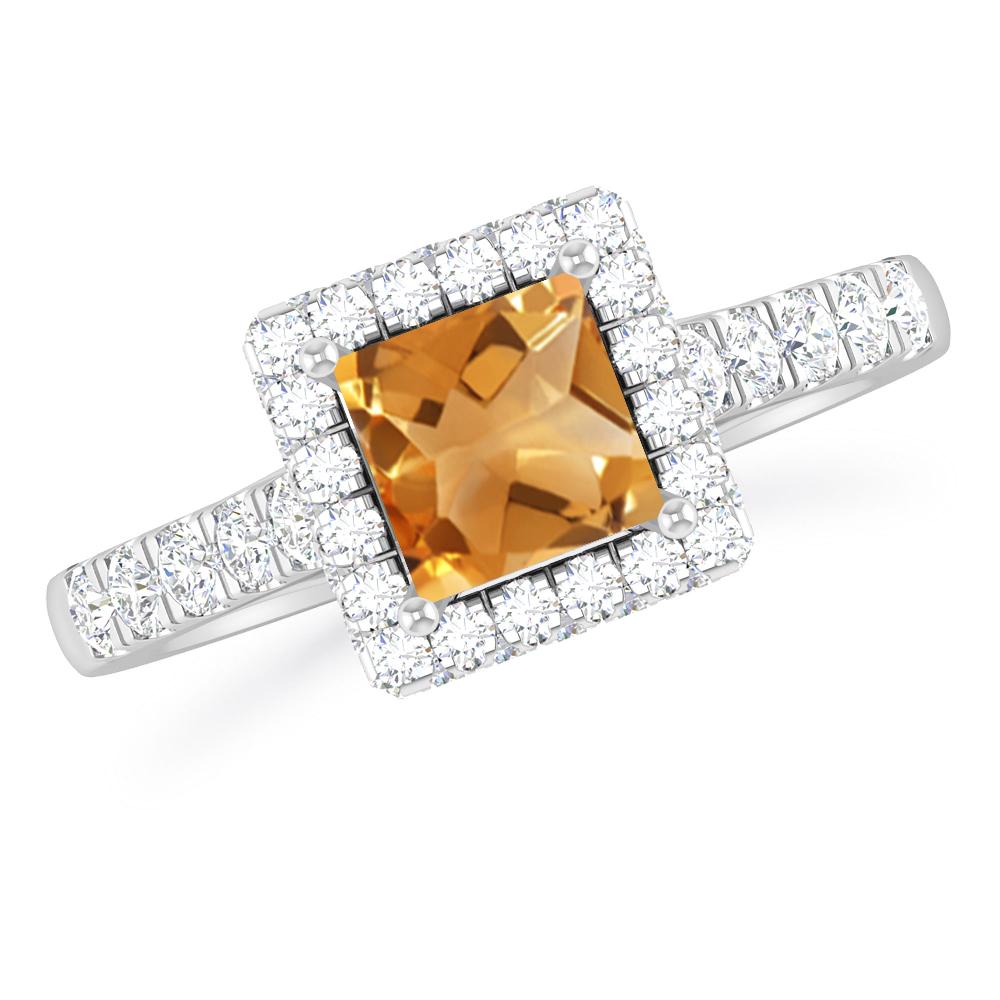 White Gold - Citrine