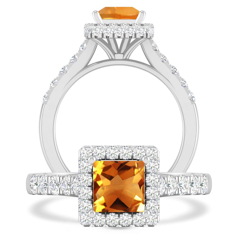 White Gold - Citrine