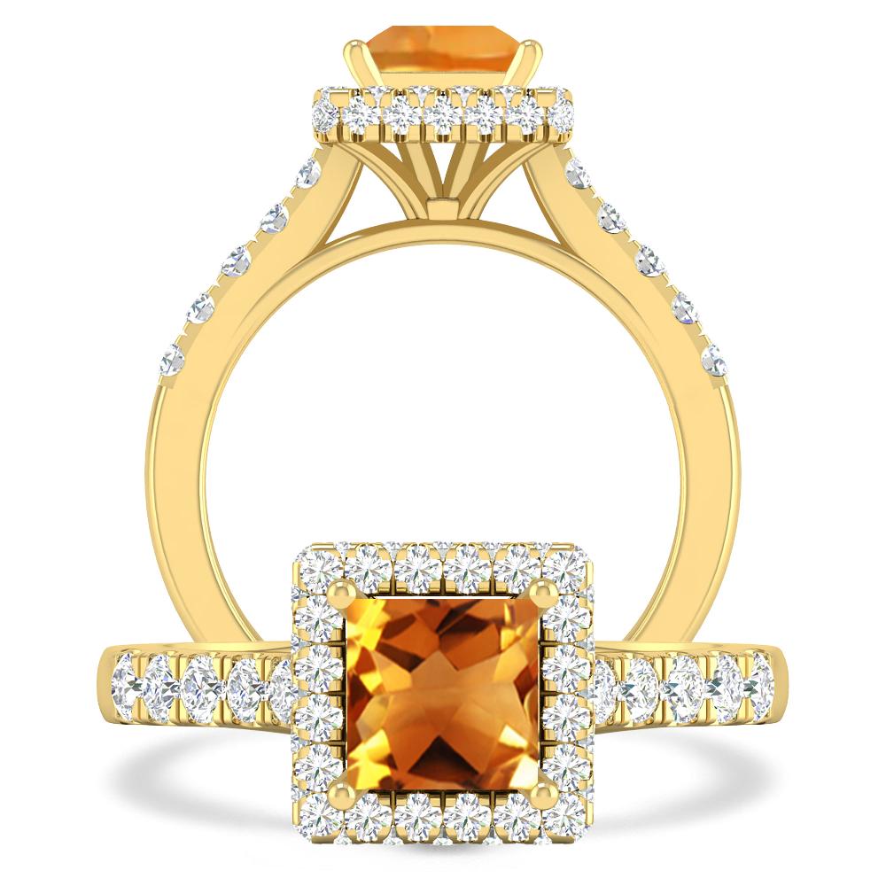 Yellow Gold - Citrine