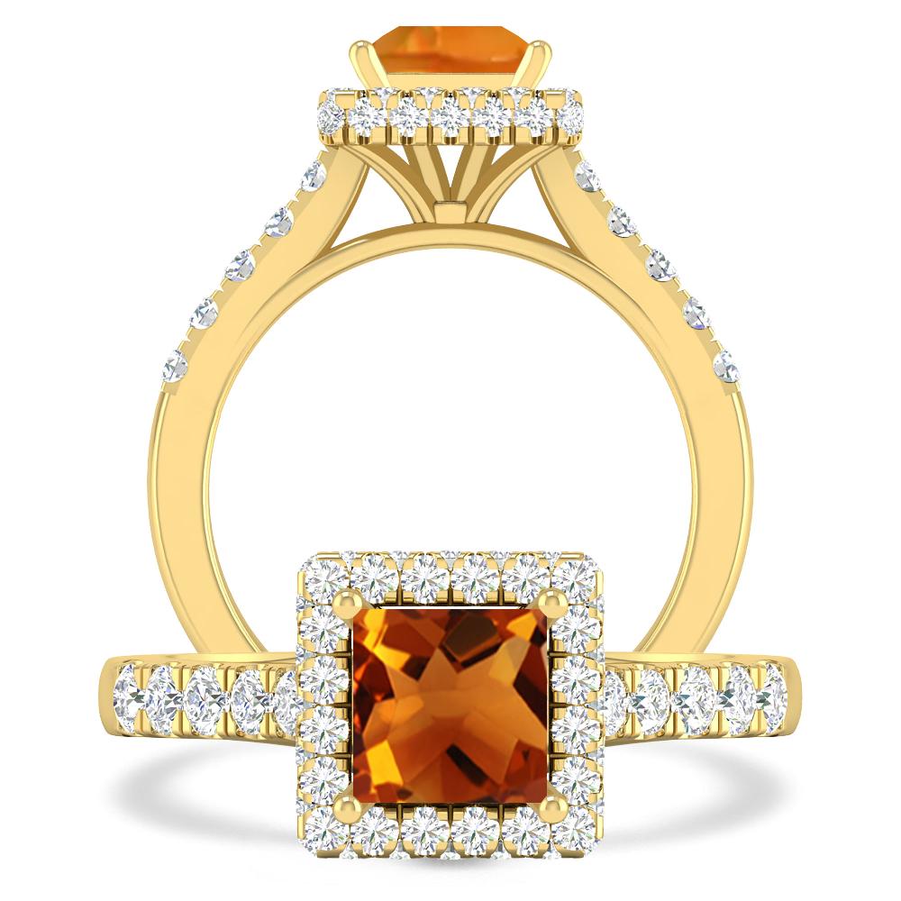 Yellow Gold - Citrine