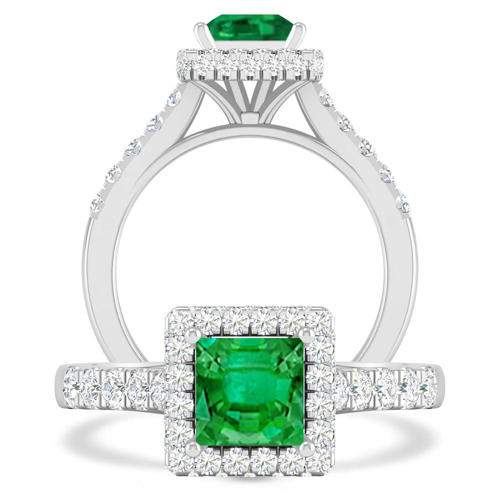 White Gold - Emerald